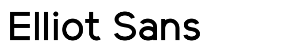 Elliot Sans font preview
