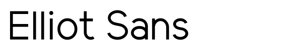 Elliot Sans font preview