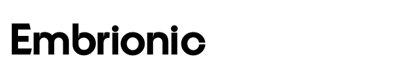 Embrionic font preview