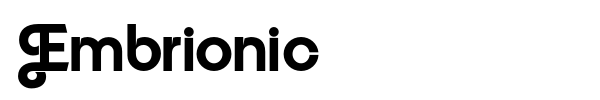 Embrionic font preview