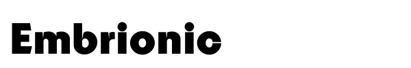Embrionic font preview
