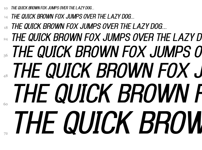 Enigmatic font waterfall