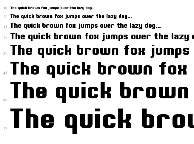 Erte font waterfall