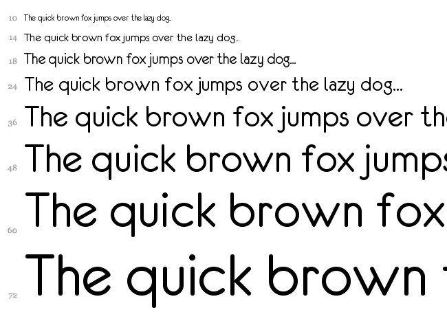 Eurofurence font waterfall