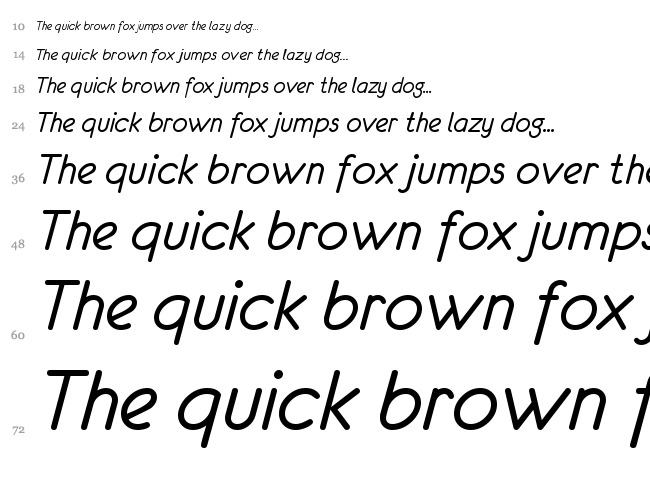 Eurofurence font waterfall