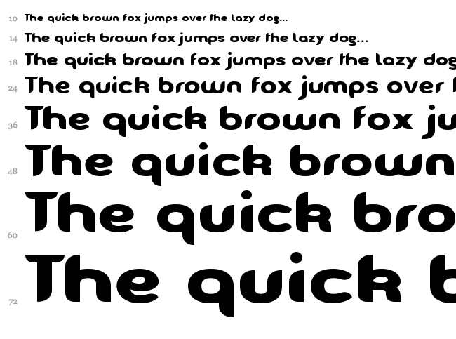 Eve-Isabelle font waterfall