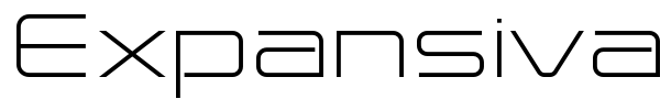 Expansiva font