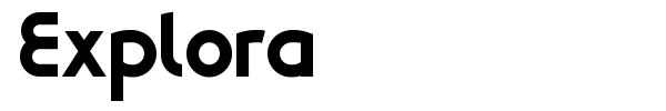 Explora font
