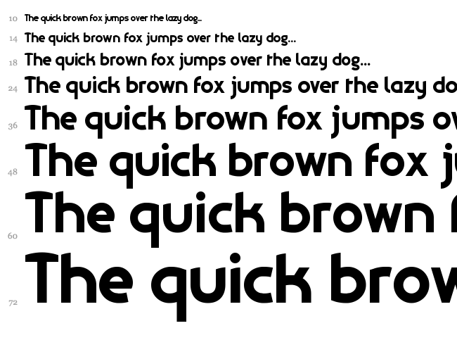 Explora font waterfall