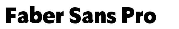 Faber Sans Pro font