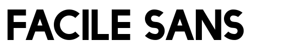 Facile Sans font