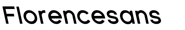Florencesans font
