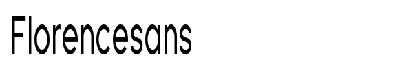 Florencesans font preview