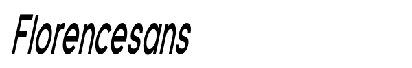 Florencesans font preview