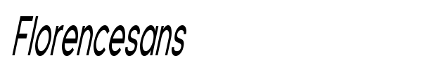 Florencesans font preview
