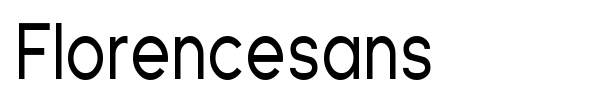 Florencesans font preview