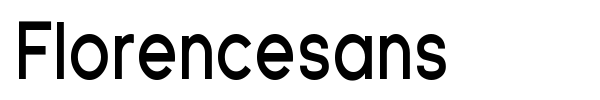 Florencesans font preview