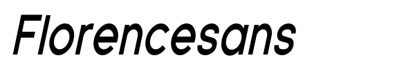 Florencesans font preview