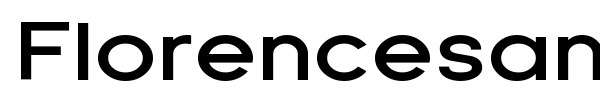 Florencesans font preview