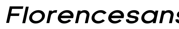 Florencesans font preview