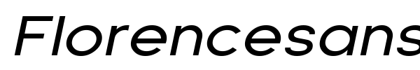 Florencesans font preview
