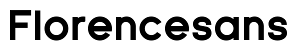 Florencesans font preview