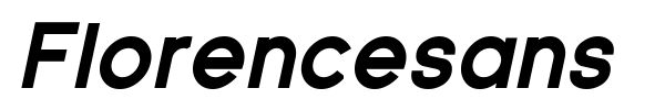 Florencesans font preview