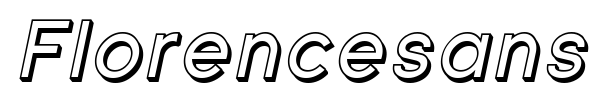 Florencesans font preview