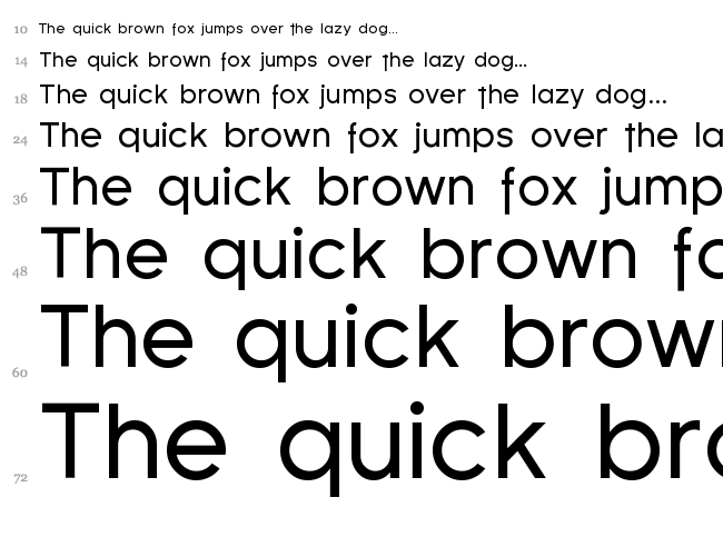 Florencesans font waterfall