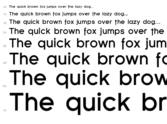 Florencesans font waterfall