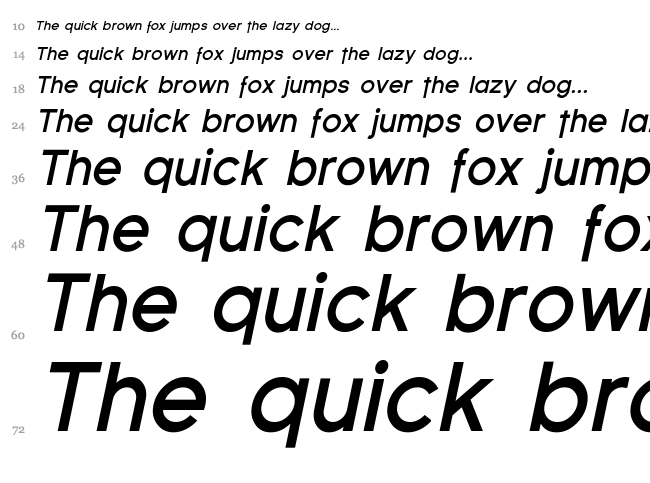 Florencesans font waterfall