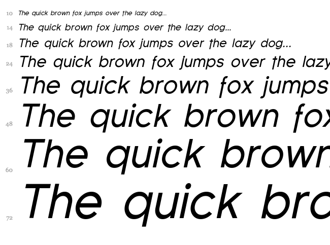 Florencesans font waterfall
