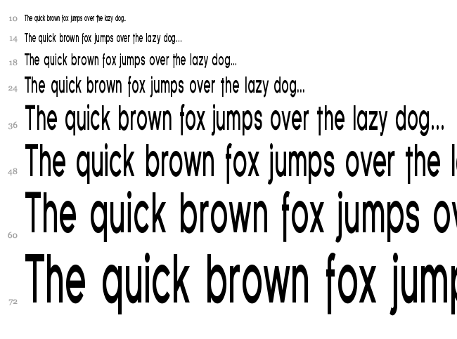 Florencesans font waterfall