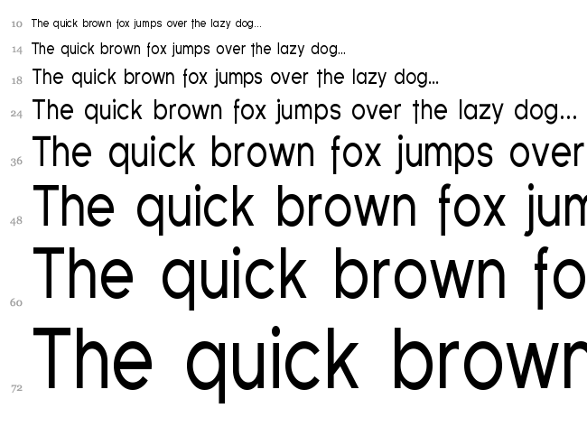 Florencesans font waterfall
