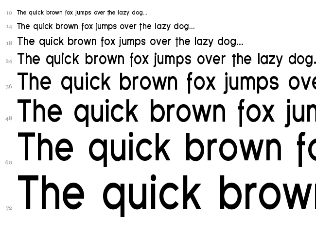 Florencesans font waterfall
