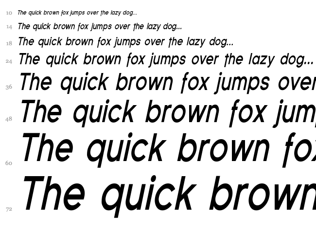 Florencesans font waterfall