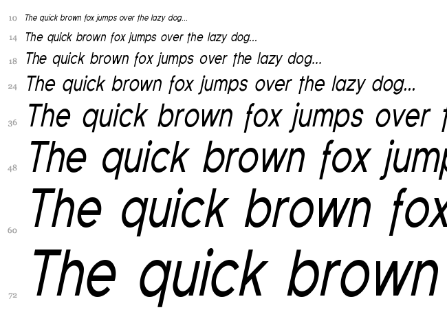 Florencesans font waterfall