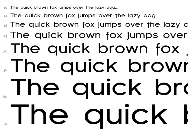 Florencesans font waterfall