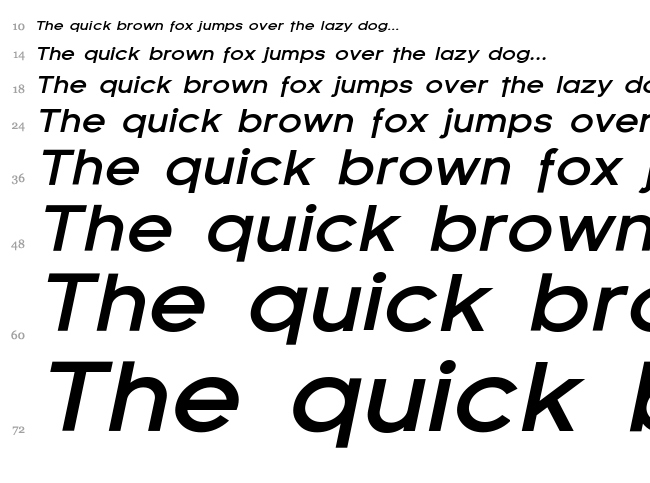 Florencesans font waterfall
