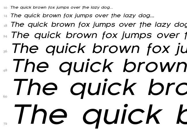 Florencesans font waterfall