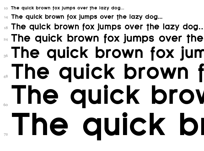 Florencesans font waterfall