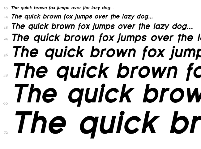 Florencesans font waterfall