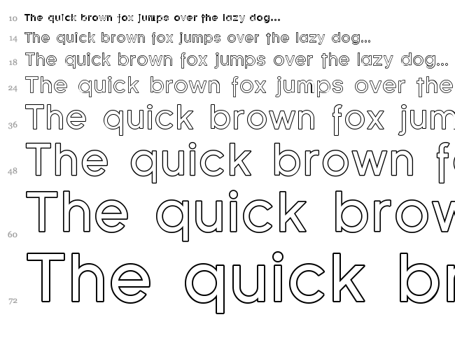Florencesans font waterfall