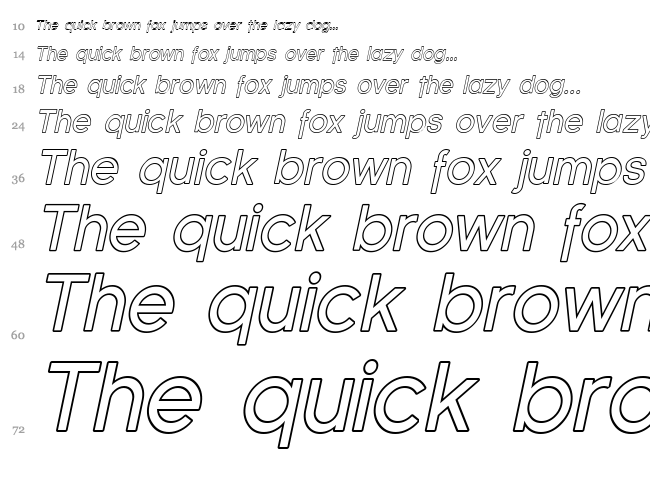 Florencesans font waterfall