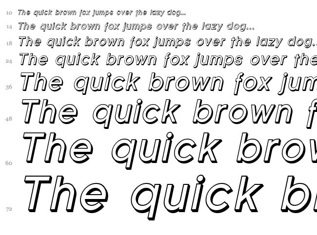 Florencesans font waterfall