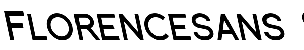 Florencesans SC font