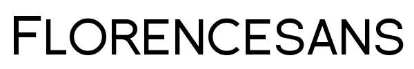 Florencesans SC font preview