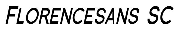 Florencesans SC font preview