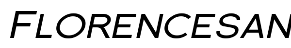 Florencesans SC font preview