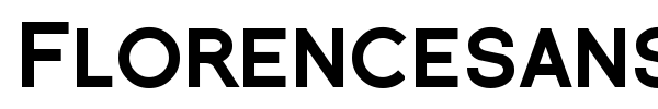 Florencesans SC font preview